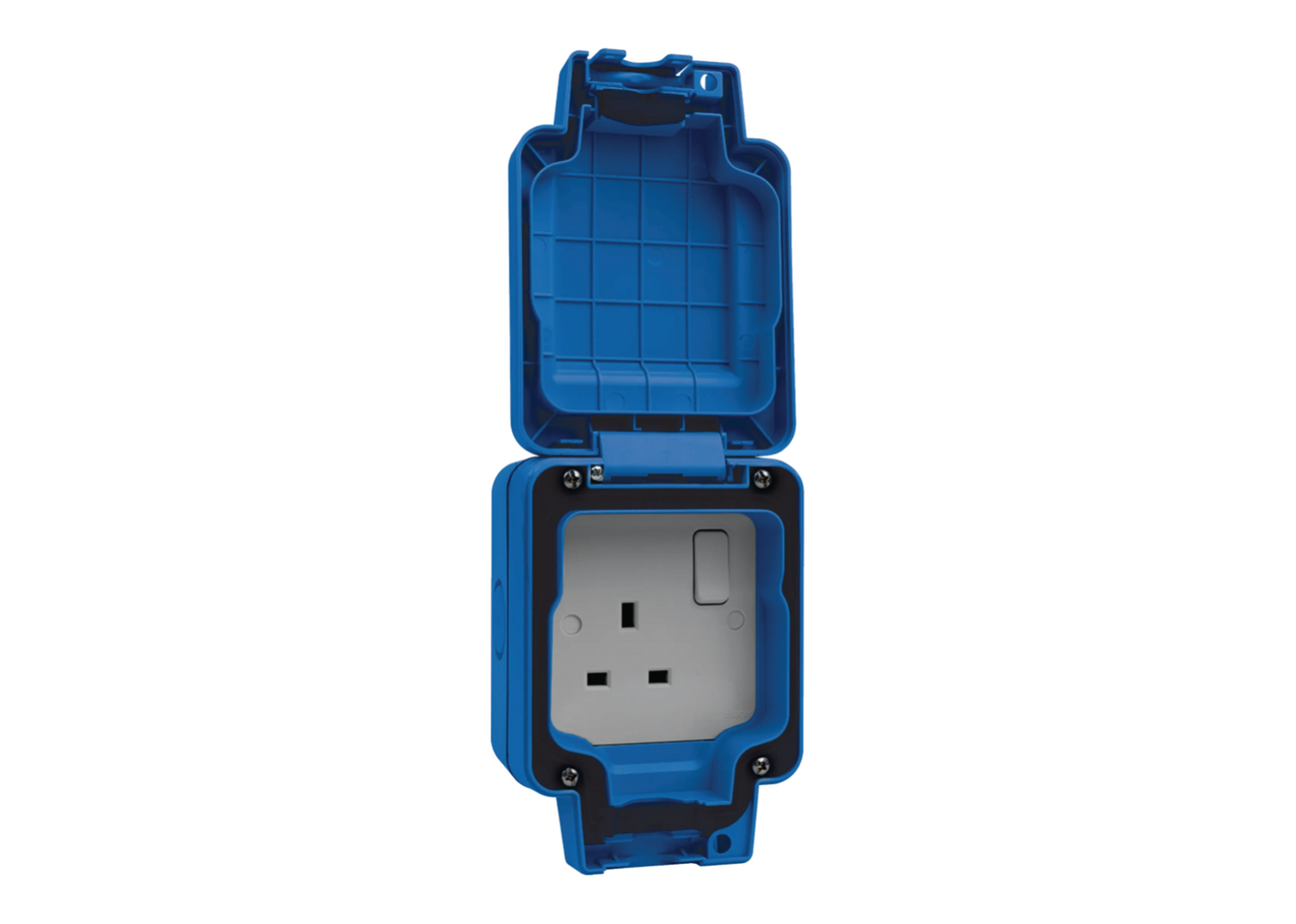 Hager Sollysta Weatherproof IP66 13A Switched Socket For EV