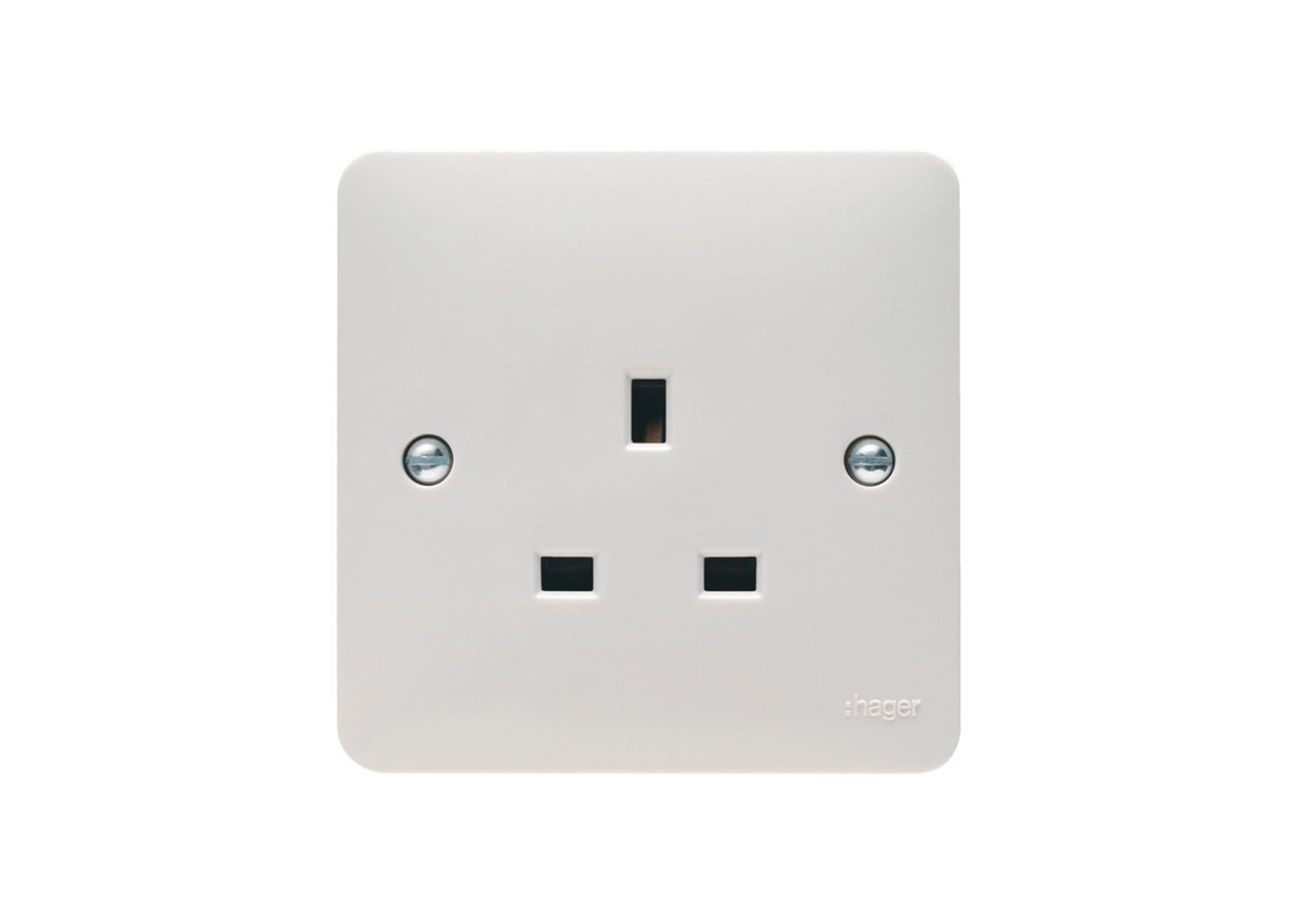Hager Sollysta 13A unswitched socket for EV