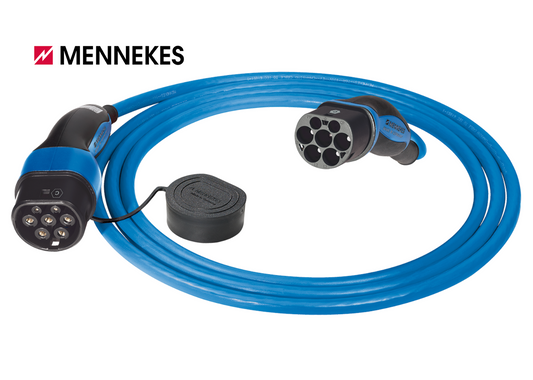 36247 charging cable, Type 2 to Type 2, 32 Amp three‑phase (7.5 metres)